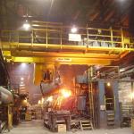 QDY metallurgical casting crane,32 ton ladle smelting truck, crane for steel