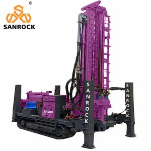 China Deep Water Well Drilling Equipment Bore Hole 500m Hydraulic Water Drilling Machine factory
