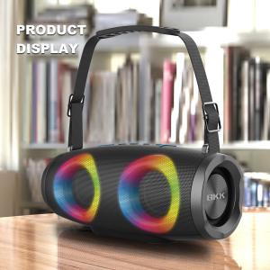 China 2 Driver Stereo Wireless Portable Bluetooth Speakers Multifunctional factory