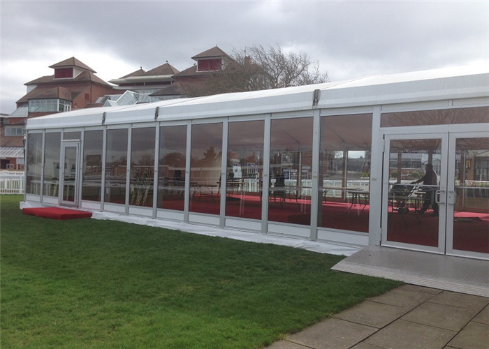 Unique Luxurious 500 Person ClearSpan Structure Glass Wall Wedding Banquet Tent