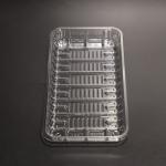 SGS Certified PET Plastic Food Tray Leak Proof Disposable Food Packaging Tray