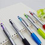 Chinese factory Wholesale promotional touch screen ball pen Logo stylus pen