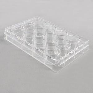 China CE ISO TC Treated 12 Well Cell Culture Plate Flat Bottom Tissue Culture Treated factory