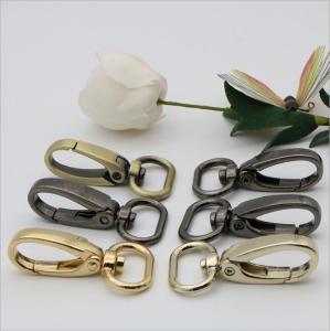 China OEM high polishing various color zinc alloy 19.5 mm metal swivel eye snap hook for dog collar factory