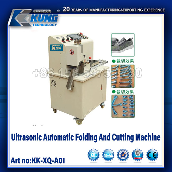 China Ultrasonic Automatic Folding And Cutting Machine For Shoe Making factory
