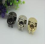 High level plating nickel free gold color metal purse turn locks