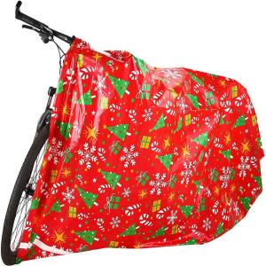 China 2mils Gravure Printing Christmas Bike Bags 60x70 Inch With Gift Tags factory