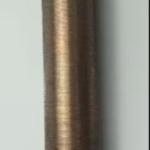 DELLOK Carbon Steel Fin Tube with Solid and Serrated Fins 19mm OD Clear Color