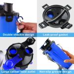 Pet Travel Water Collapsible Dog Bowls 2 In 1 Blue M Size