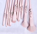 Private Label Teens 7 PCS Face Makeup Brush Rose Quartz Handle Design