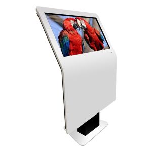 43 Inch PC Build-In Self Service Touch Screen Interactive Kiosk with Advertising