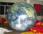 0.18mm Pvc Attactive Inflatable Earth Balloon For Advertising , Advertising