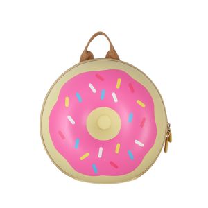 China Supercute Custom Toddler Backpack Cartoon Doughnut Design Kids Schoolbag factory