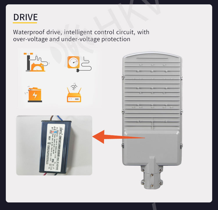 IP65 20W/30W/50W/100W/150W/200W Led Light Street Lamp Head Outdoor Road Lamp