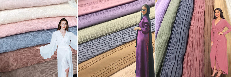 80gsm Chiffon Jacquard Crepe Fabric