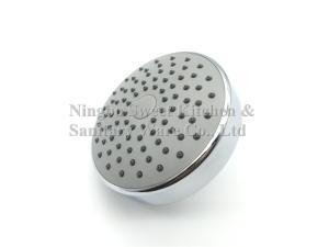 China ABS plastic material round chrome plating shower head top shower rain shower wholesale factory