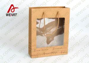 China Transparent PVC Eco Friendly Promotional Paper Bags Advertising Use factory