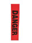 3 Inch X 1000 Feet Danger Barricade Caution Tape Bold Black Text For Workplace