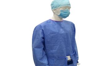 China Lightweight Disposable Medical Clothing / Hospital Patient Gowns Infection Control factory