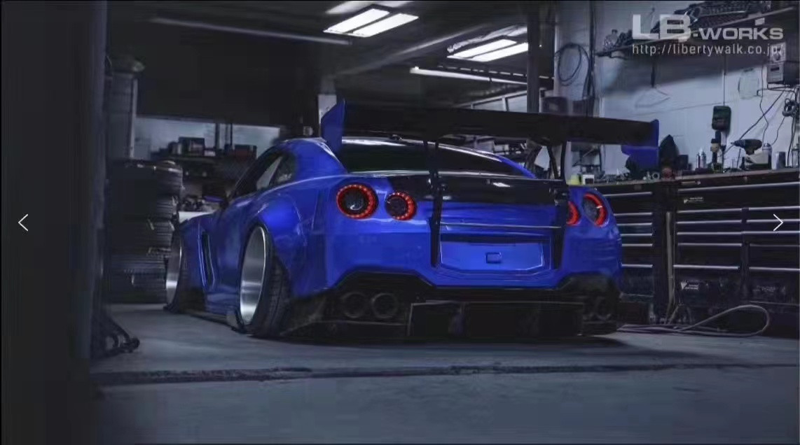Hot 2022 Products GTR R35wide Bodyki Body Kit for Nissan GTR R35 Front and Rear Bumper Spoiler