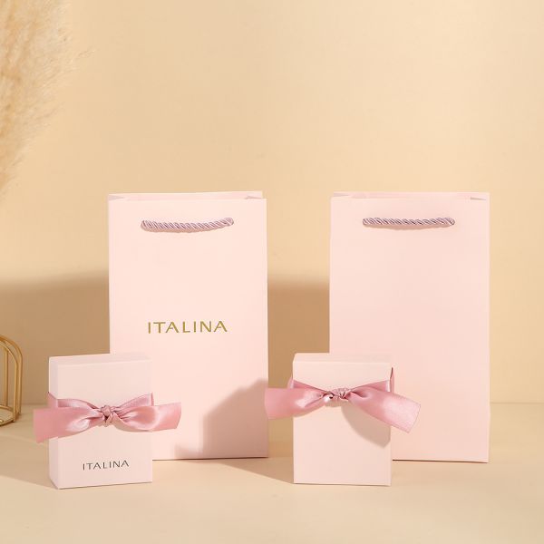Valentine's Day jewelry boxes with Korean style design featuring long strip bows