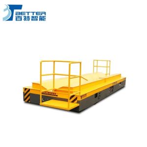 China 250ton China Supply Foundry Plant Use Steel Motorized Handling Transport Transfer Cart factory