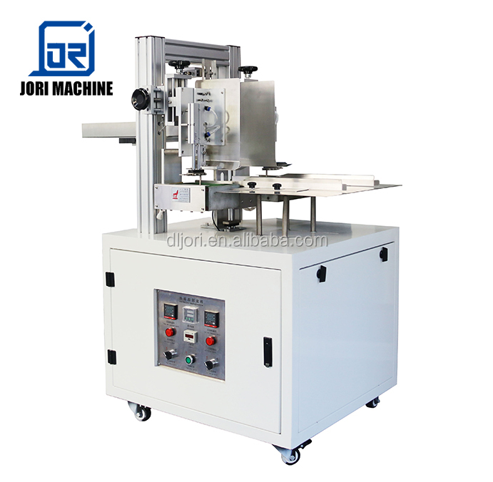 JR600 JR500 Semi Automatic Hot Melt Folding Facial Tissue Box Sealing Machine Without Conveyor