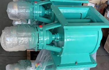 Portable Floor Mounted Electric Ash Discharge Valve Rotary With Emergency Stop