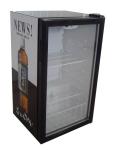 98LTable top Glass Door Mini Refrigerator with Compressor picnic refrigerator