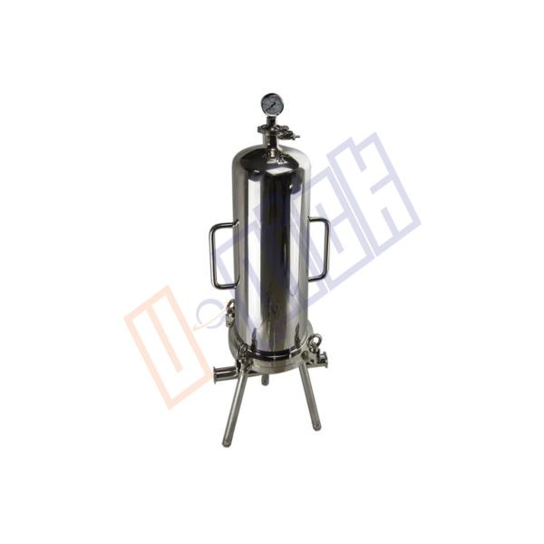 China Sanitary Grade 304 Stainless Steel Filter Housing With Multicore CE Certification factory