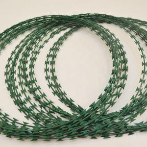 China razor barbed wire barbed wire with blades razor wire coil factory