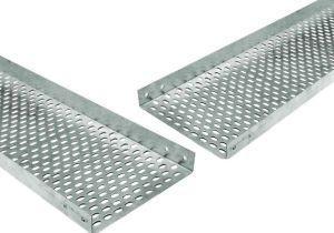 China C1-100X200 Light Aluminum Alloy Perforated Cable Tray 100x200mm factory