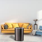 Anti Fingerprint 3.17 Gallon Stainless Steel Bathroom Garbage Can