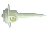 Custom Size Medical Plastic Parts , White Plastic Mouldings For Medical Drip