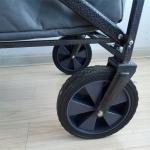 PVC 8 Inch Hard Rubber Wheels 20cm Folding Cart Solid Trolley Wheels