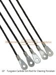 10"Tungsten Carbide Grit Rod for Clearing Porcelain,Cutting Tiles