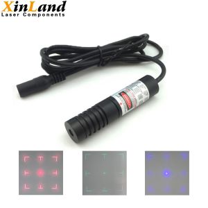 34° Viewfinder DOE Laser Module With Center Point Square Frame