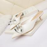 8001-3 European And American Sexy Pointed-Toe Shallow Mouth High Heels Are Thin