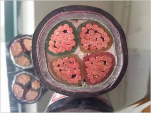 China 0.6/1KV Copper core PVC insulated PVC sheathed power cable (YJV 3x185+1x95) factory