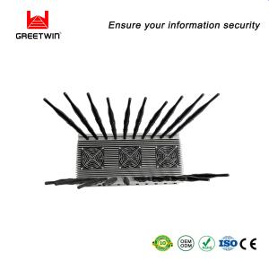 China 433MHz 20 Antennas Cell Phone Jammer 3.5g 3.7g Remote Control factory