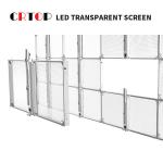 Refresh Rate 3840HZ Transparent Glass LED Screen For Shopping Mall