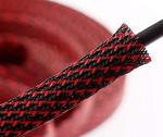 Halogen Free PET Expandable Braided Sleeving For Vacuum Cleaner Hoses