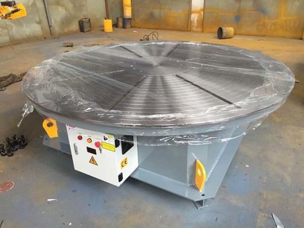 Horizontal Rotary Welding Positioner 20 T With Foot Pedal Wireless / Remote