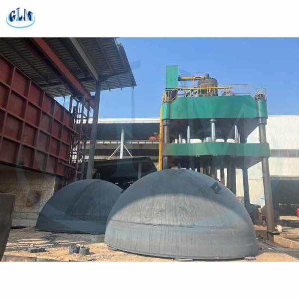Industrial Clad Corten Steel Hemispherical Tank Heads In Spherical Pressure