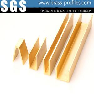 China Brass U Sections / Copper U Channel factory