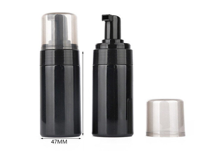 100ml Shiny Black Foam Pump Plastic Cosmetic Bottles