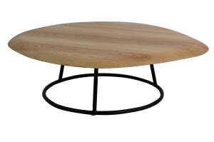China OEM Metal Frame Coffee Tables Sturdy Industrial Metal Frame Side Table factory