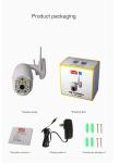 Smart Life APP Outdoor 1080P Security Waterproof Wi-Fi CCTV Camera Powered by