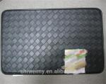 Plaid surface PU with NBR anti-fatigue kitchen feet mat
