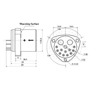 Shock 100g and Threshold 1 μg Accelerometer Sensor with Linearity ≤10 μg/g2